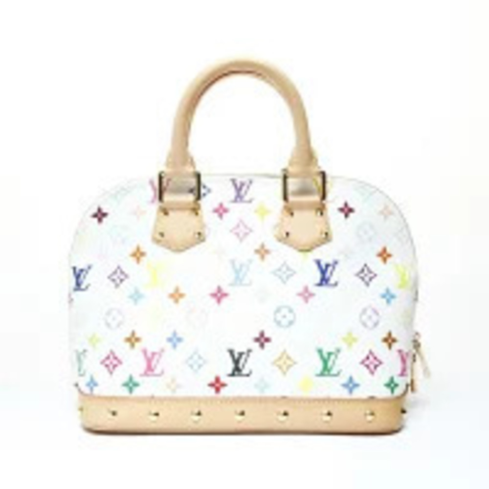Louis Vuitton Alma Monogram Multicolor Handbag White